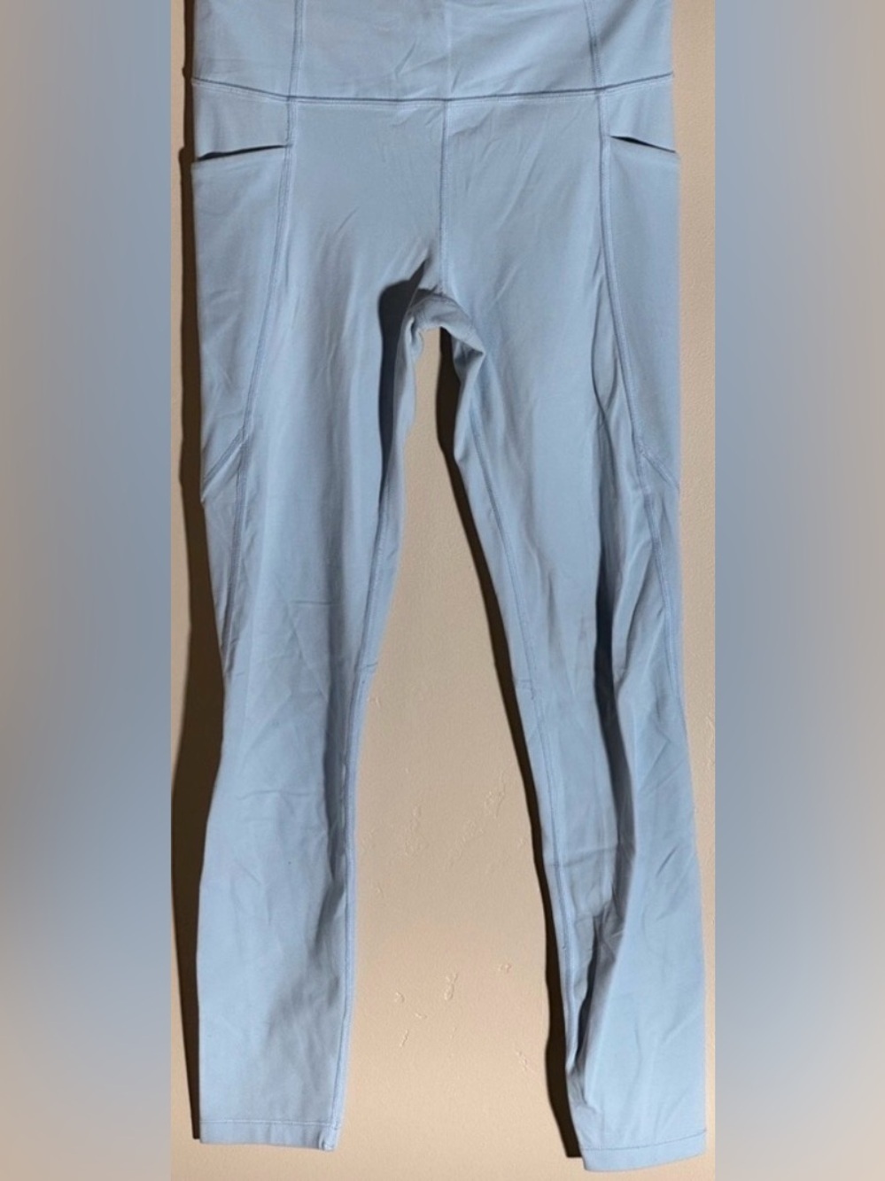 Athleta Girl High Rise Leggings Light Blue Size 14 XL Like New